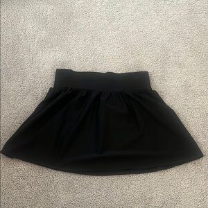 Fun, flowy black miniskirt